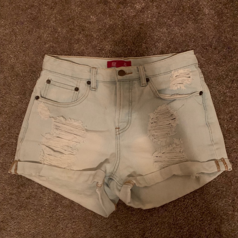 High Waisted Jean Shorts